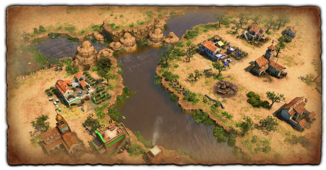 Flag of Aztecs in Age of Empires III: Definitive Edition